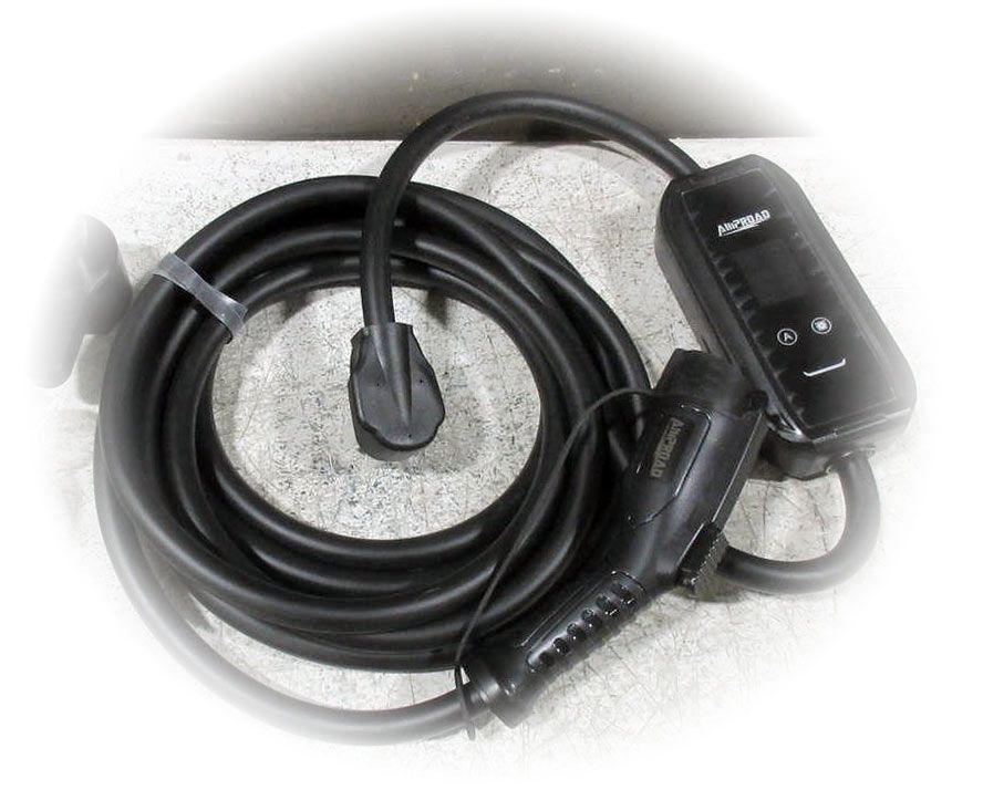 AMPROAD iFlow P9 Level 2 Portable Electric Vehicle (EV) Charger (240 Volt, 25ft Cable, 10/16/24/32/40 Amp) NEMA 14-50 Plug, with WiFi