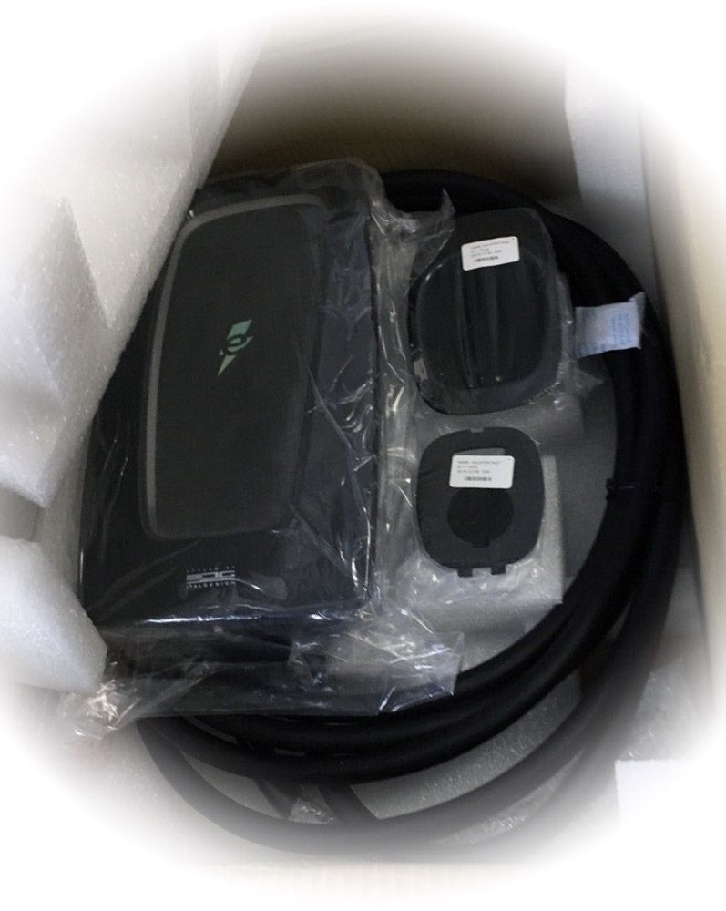 Electrify America Level 2 Electric Vehicle (EV) Charging Station NEMA 14-50 Plug, 16 to 40 Amp, 24-Foot Cable, 240V, App Control, Remote Access, WiFi Enabled, Indoor/Outdoor