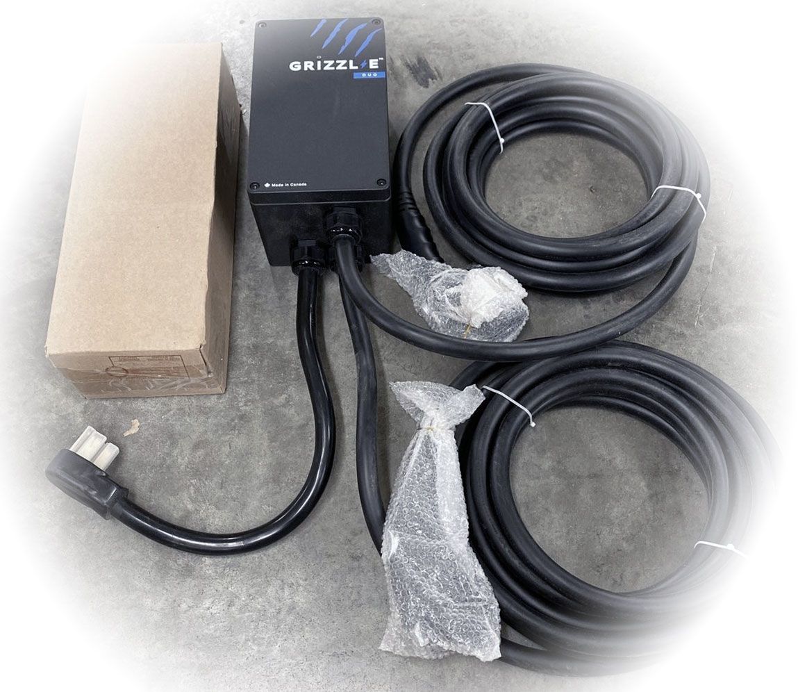 Grizzl-E Duo Level 2 Dual EV Charger (240 Volt, 24ft Cable, 40 Amp) NEMA 14-50 Plug, ideal for two electric cars