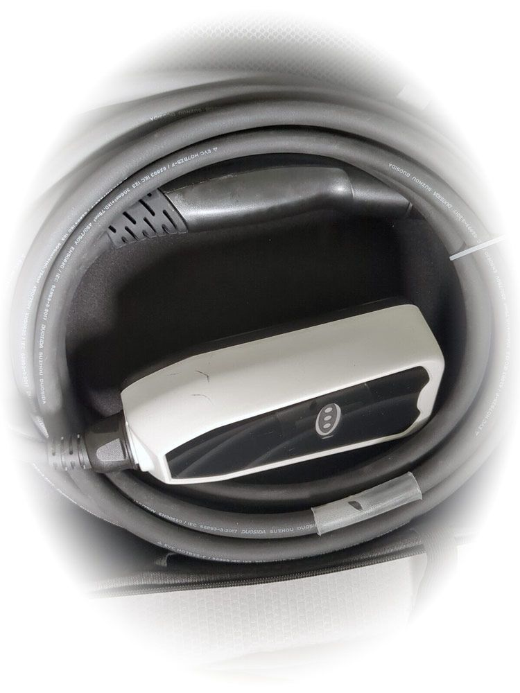 Lectron 12/32 Amp, Level 1 and Level 2 Portable Electric Vehicle (EV) Charger (240 Volt, 21ft Cable, 12/32 Amp) NEMA 5-15 and NEMA 14-50 Plug, with Dual NEMA Plugs, Compatible with All Tesla Models