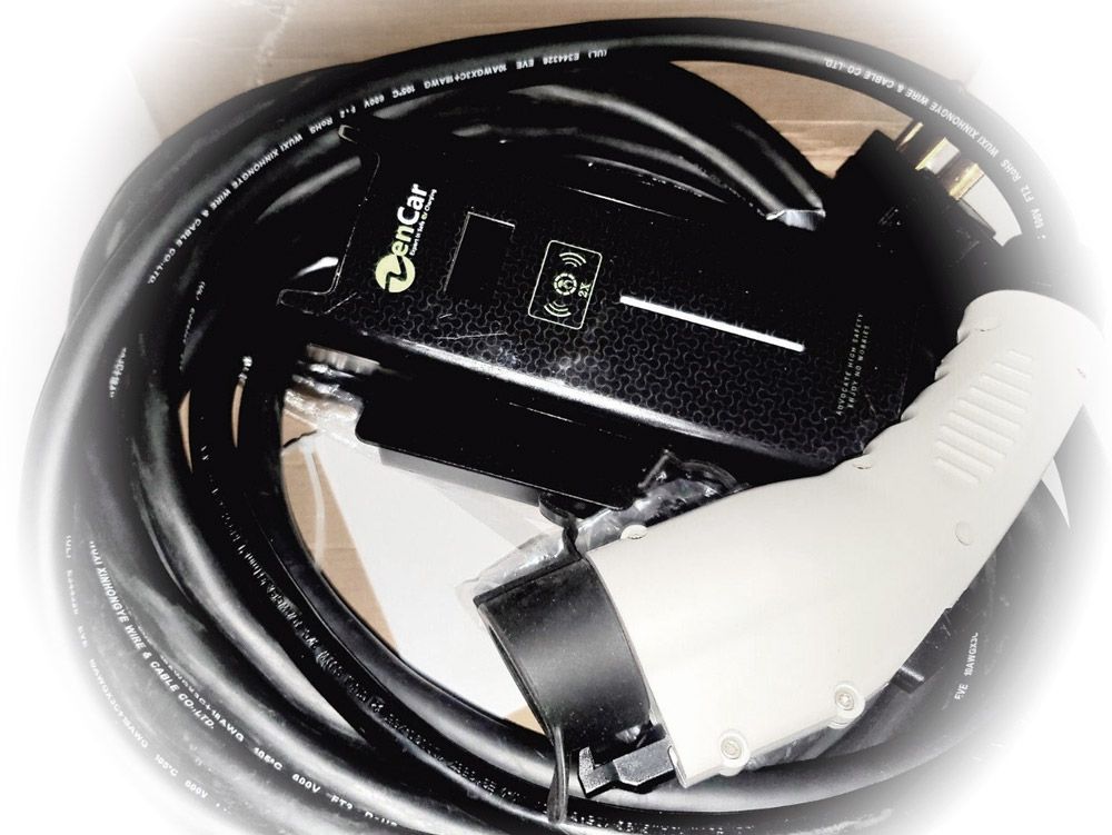 ZENCAR Level 1 Portable EV Charger 1.44 kW (120Volt, 20ft/6m Cable, 12 Amp) NEMA 5-15 Plug, Timing Delay